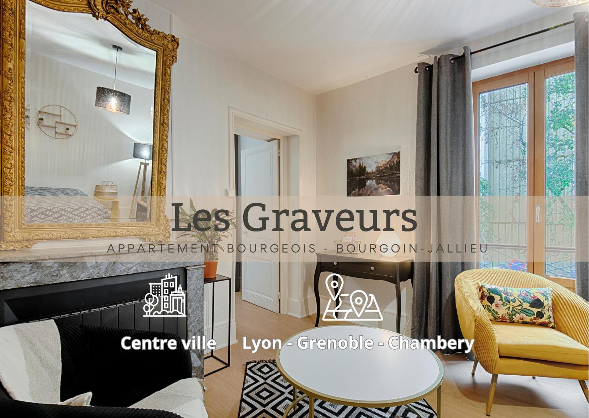 Les Graveurs - Bourgoin-Jallieu - City Center Eksteriør bilde